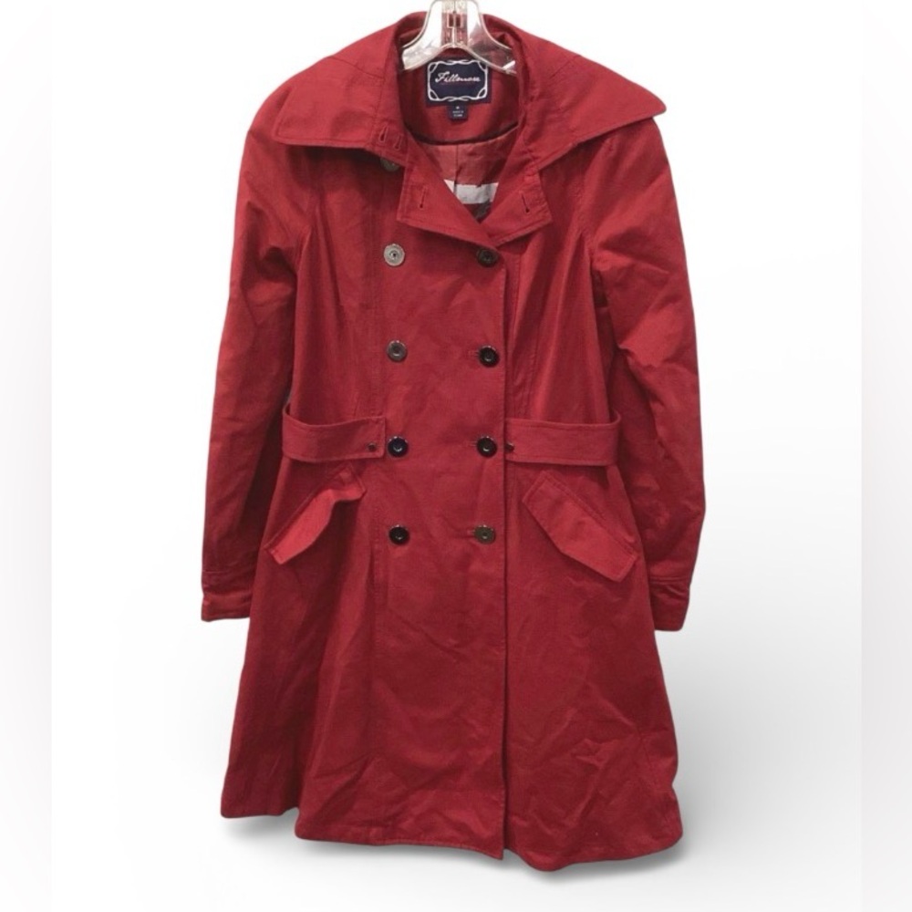 Fillmore American Rock Red Trench Coat